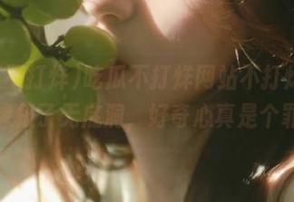 吃瓜不打烊网站不打烊，入口像极了无底洞，好奇心真是个罪！